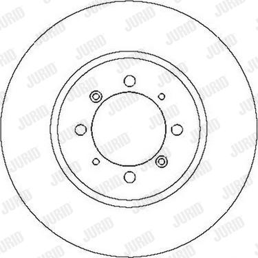 Jurid 561473J - Спирачен диск vvparts.bg