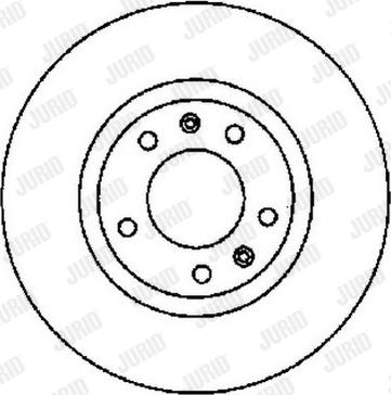 Jurid 561593JC - Спирачен диск vvparts.bg