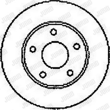 Jurid 561549JC-1 - Спирачен диск vvparts.bg