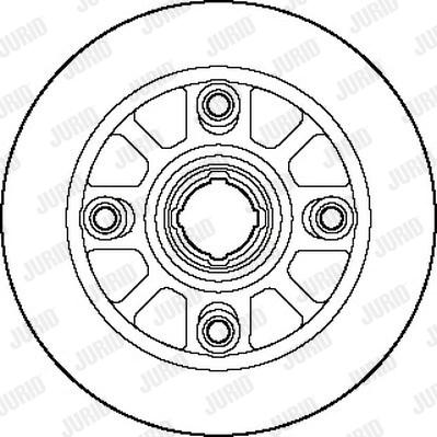 Jurid 561540J - Спирачен диск vvparts.bg