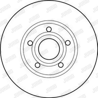 Jurid 561547J - Спирачен диск vvparts.bg