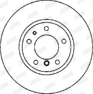 Jurid 561554J - Спирачен диск vvparts.bg