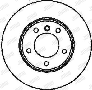 Jurid 561551J - Спирачен диск vvparts.bg