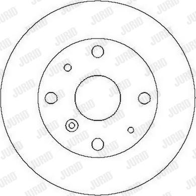 Jurid 561558J - Спирачен диск vvparts.bg