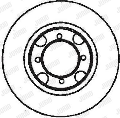 Jurid 561565J - Спирачен диск vvparts.bg