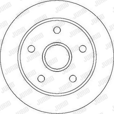 Jurid 561566JC - Спирачен диск vvparts.bg