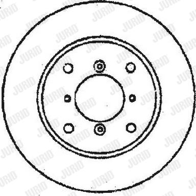 Jurid 561505JC-1 - Спирачен диск vvparts.bg