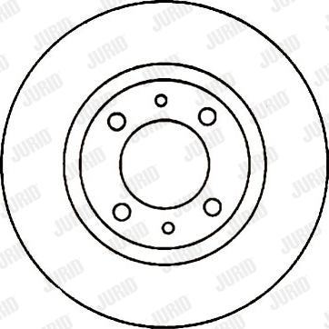 Jurid 561501J - Спирачен диск vvparts.bg