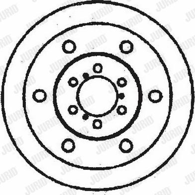 Jurid 561508J-1 - Спирачен диск vvparts.bg