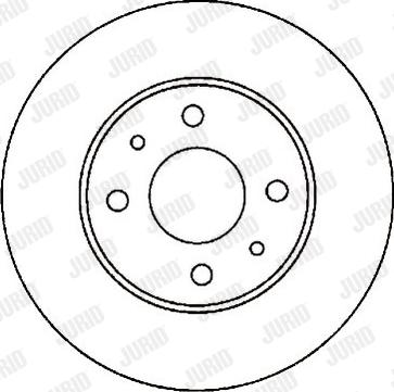 Jurid 561516J - Спирачен диск vvparts.bg