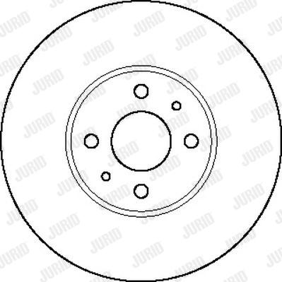 Jurid 561517J - Спирачен диск vvparts.bg