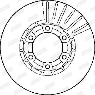 Jurid 561581J - Спирачен диск vvparts.bg