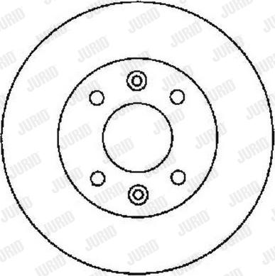 Jurid 561534J - Спирачен диск vvparts.bg