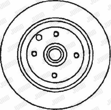 Jurid 561530JC - Спирачен диск vvparts.bg