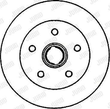 Jurid 561538J - Спирачен диск vvparts.bg