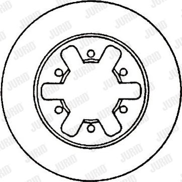 Jurid 561533J - Спирачен диск vvparts.bg