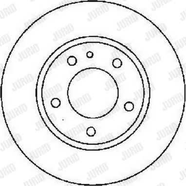 Jurid 561520J - Спирачен диск vvparts.bg