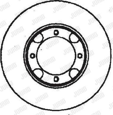 Jurid 561521J - Спирачен диск vvparts.bg