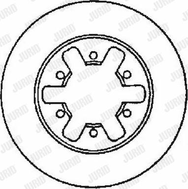 Jurid 561523J-1 - Спирачен диск vvparts.bg