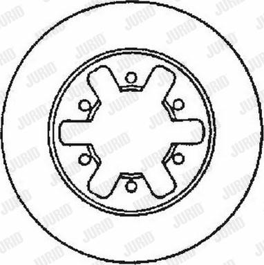 Jurid 561523JC - Спирачен диск vvparts.bg