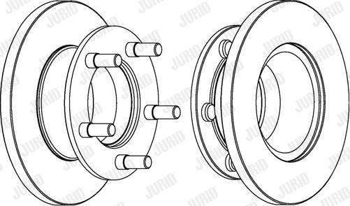 Jurid 561577J - Спирачен диск vvparts.bg