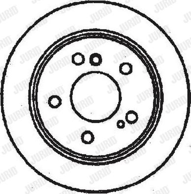 Jurid 561698J - Спирачен диск vvparts.bg