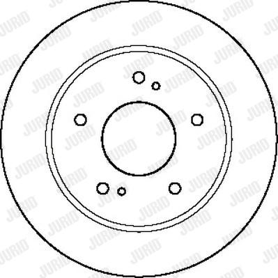 Jurid 561649J - Спирачен диск vvparts.bg