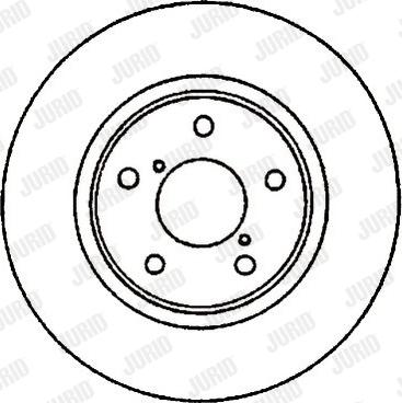 Jurid 561648J - Спирачен диск vvparts.bg