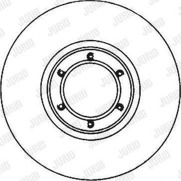 Jurid 561643JC - Спирачен диск vvparts.bg