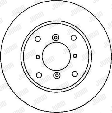 Jurid 561650J - Спирачен диск vvparts.bg