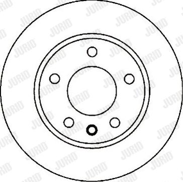 Jurid 561669J - Спирачен диск vvparts.bg