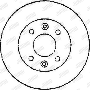 Jurid 561660J - Спирачен диск vvparts.bg