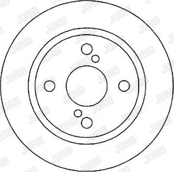 Jurid 561602J - Спирачен диск vvparts.bg