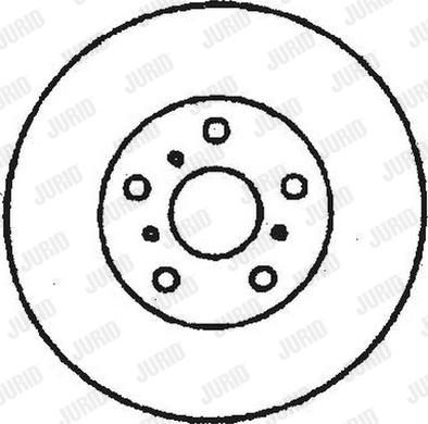 Jurid 561619JC - Спирачен диск vvparts.bg