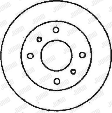 Jurid 561614J - Спирачен диск vvparts.bg