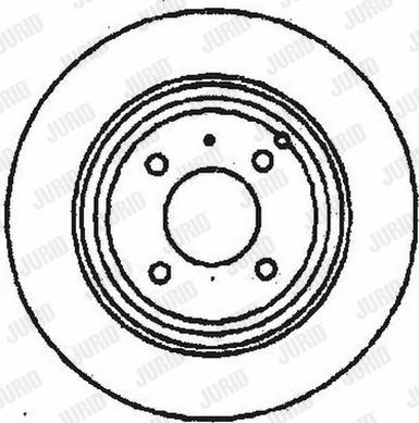 Jurid 561681J - Спирачен диск vvparts.bg