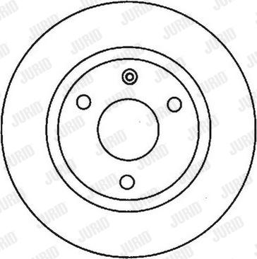 Jurid 561682J - Спирачен диск vvparts.bg