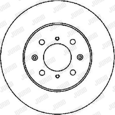 Jurid 561630JC - Спирачен диск vvparts.bg