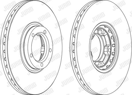 Jurid 561625JC - Спирачен диск vvparts.bg