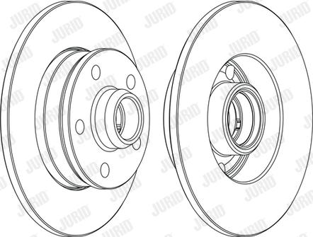 Jurid 561620J - Спирачен диск vvparts.bg