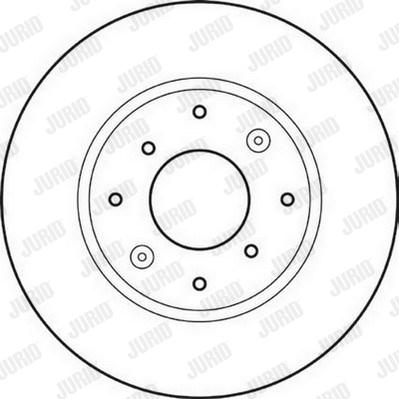 Jurid 561621J - Спирачен диск vvparts.bg