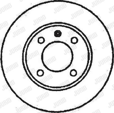 BENDIX 561507B - Спирачен диск vvparts.bg