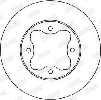 Jurid 561671JC - Спирачен диск vvparts.bg