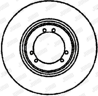 Jurid 561098J - Спирачен диск vvparts.bg