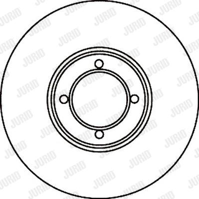 Jurid 561069J - Спирачен диск vvparts.bg