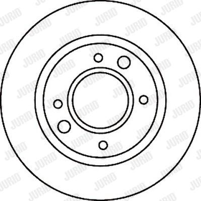 Jurid 561065J - Спирачен диск vvparts.bg