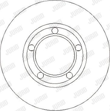 Jurid 561067J - Спирачен диск vvparts.bg