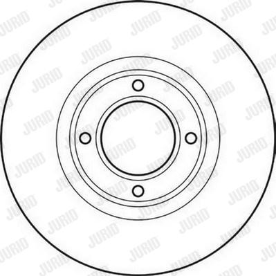 Jurid 561038J - Спирачен диск vvparts.bg