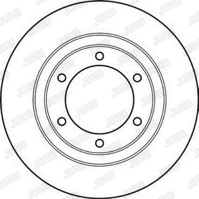 Jurid 561032J - Спирачен диск vvparts.bg