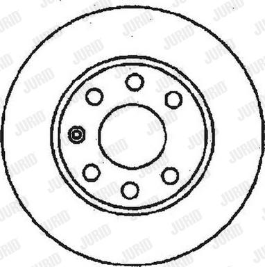 Jurid 561158JC-1 - Спирачен диск vvparts.bg